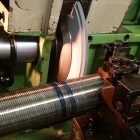 Multi-start planetary roller screw in thread grinding machine
